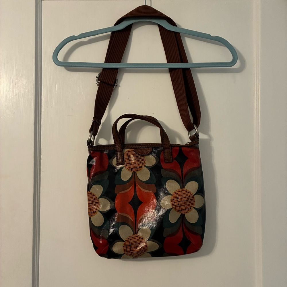 Fossil Keyper Crossbody Coated Canvas Bag - Picture 9 of 10